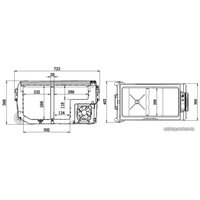 Компрессорный автохолодильник Alpicool ET36 (без адаптера 220В)
