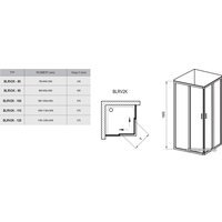 Душевой уголок Ravak Blix BLRV2K 90x90 (сатин/прозрачный)