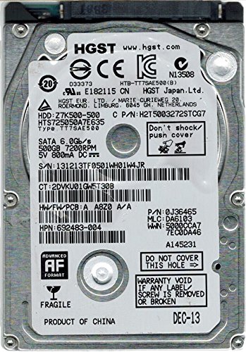 

Жесткий диск HGST Z7K500 500GB HTS725050A7E635