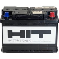 Автомобильный аккумулятор HIT R+ (77 А·ч) + Бесплатная диагностика подвески или -30% на замену масла