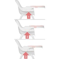 Высокий стульчик Nino Moon (розовый)