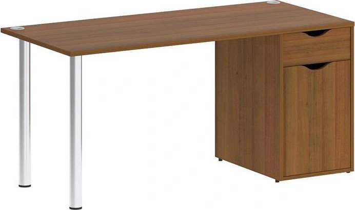 

Стол Riva Home Office VR.SP-3-158.1 Silver (орех гарда)
