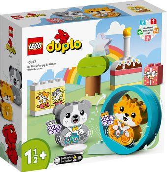 LEGO Duplo 10977 Мой первый щенок и котёнок и их звуки