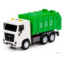 Грузовик Полесье Маз Коммунальный инерционный со звком и светом 94070