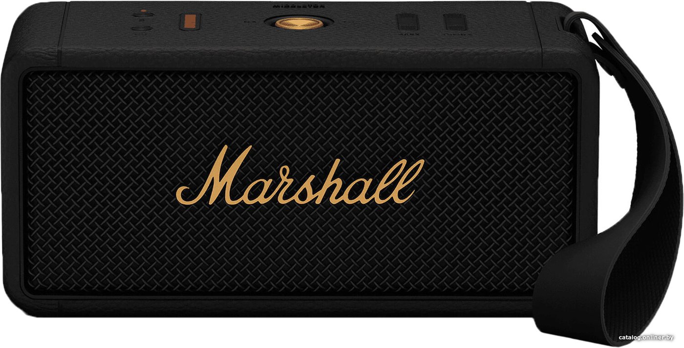 Беспроводная колонка Marshall Middleton (черный/латунь)
