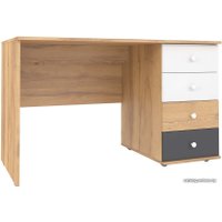 Стол Глазов Лойс 84 (дуб золотистый/белый/графит)