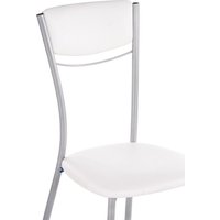 Стул Woodville Goki (белый полимер/светлый мусс)