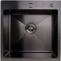 Кухонная мойка Berge 5050 premium Nano Black (черный)