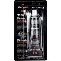  Senfineco Cиликоновый герметик RVT черный 100г 9930