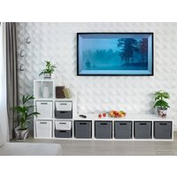 Коробка для хранения Violet Лофт с крышкой 6923118 (серый)