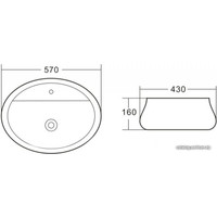 Умывальник BelBagno BB1399