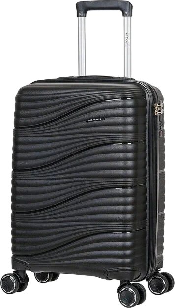 

Чемодан-спиннер L'Case Navana HV-S 58 см (черный)