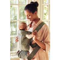 Рюкзак-переноска BabyBjorn Mini Cotton 0210.40 (woven dark green)