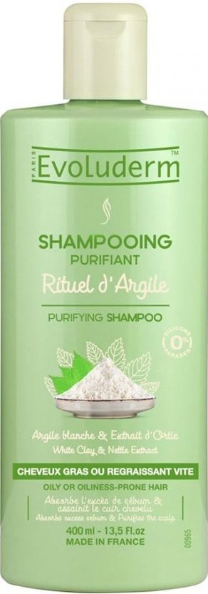 

Шампунь Evoluderm Purifying Shampoo With White Clay & Nettle Extract