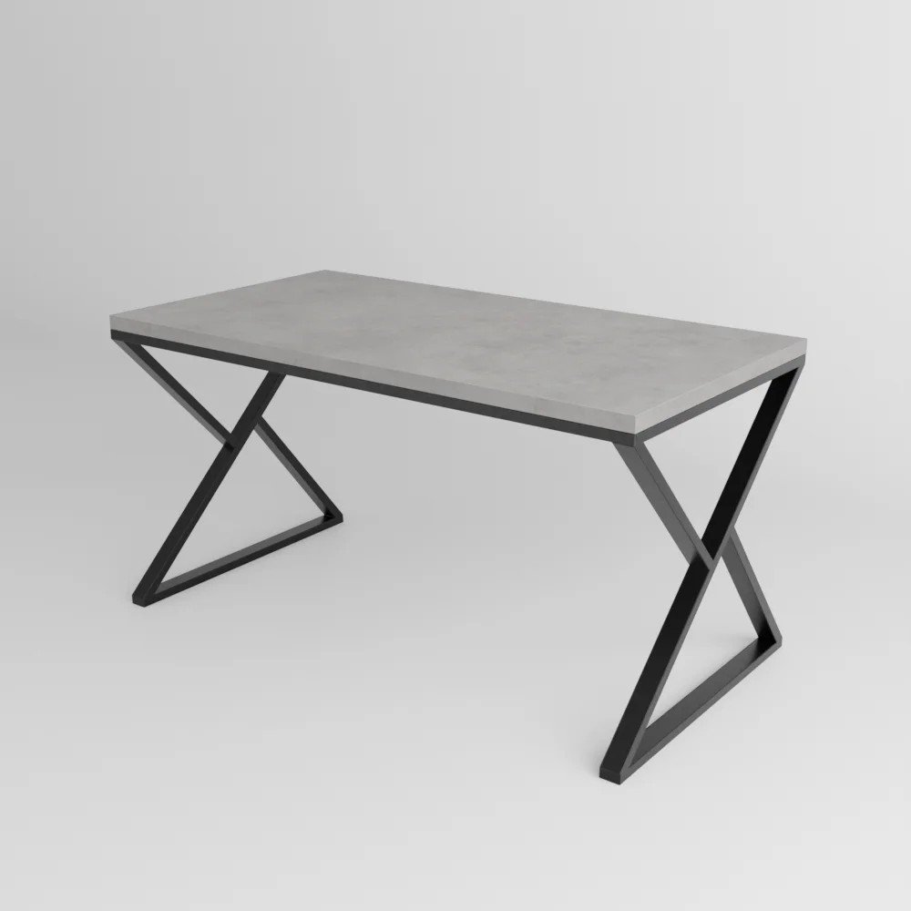 

Стол TMB Loft Дункан разборный 1200x700 18 мм (бетон чикаго светло-серый/черный)