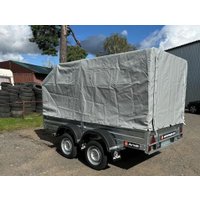 Двухосный прицеп AvtoS A30М2B (3000x1300x300, R16, ресс. 3302 ГАЗ-2лист, тент 800мм)