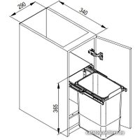 Мусорное ведро REJS Aladin 1 в Гродно