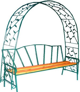 Скамейка Станкоинструмент №8 (с аркой)