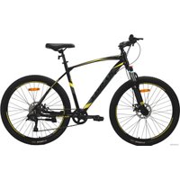 Велосипед Lorak Safe 27.5 Cassete р.21 (чёрный/желтый)