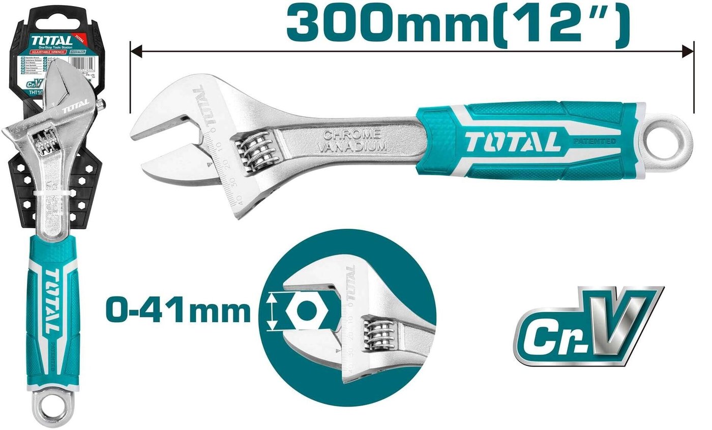 

Ключ разводной Total THT101126