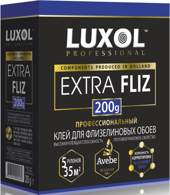 

Клей для обоев Luxol Extra Fliz (200 г)