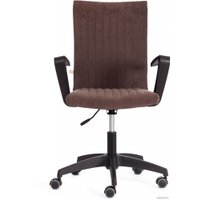 Офисное кресло TetChair Spark флок (коричневый)