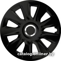Набор колпаков на диски Versaco R17 Stratos RC 17" 17STRATOSRCBLACK (4шт, черный/хром)
