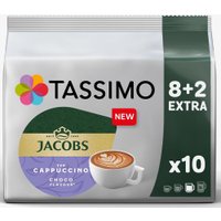 Кофе в капсулах Tassimo Jacobs Cappuccino Choco 8+2 шт