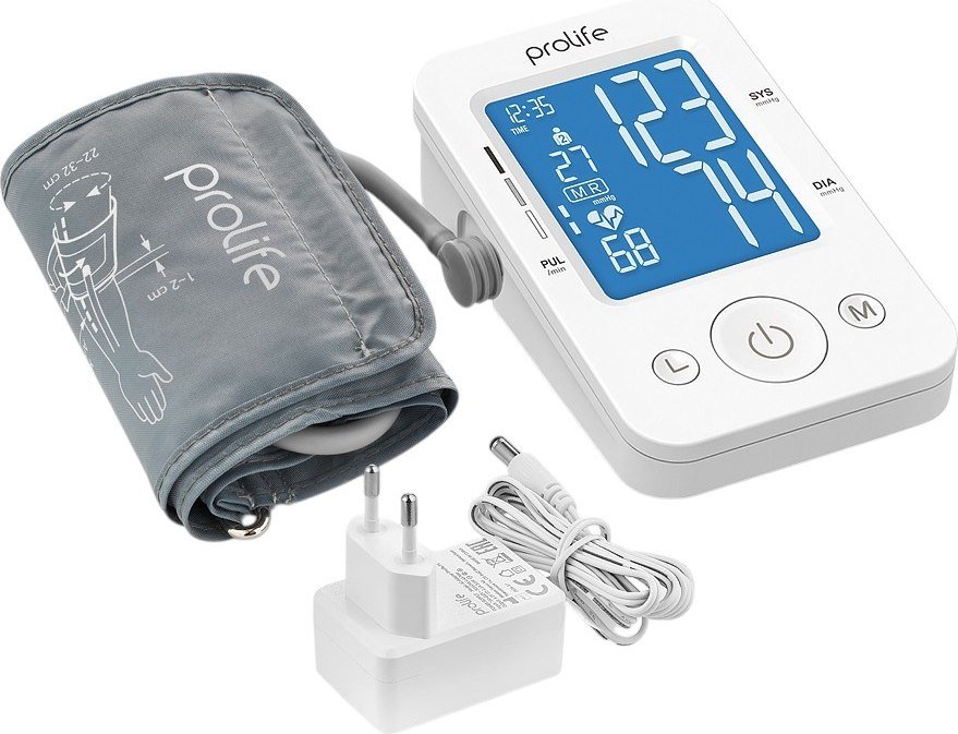 

Автоматический тонометр Prolife PA2 Basic AD BPCB0A-3H (с адаптером)