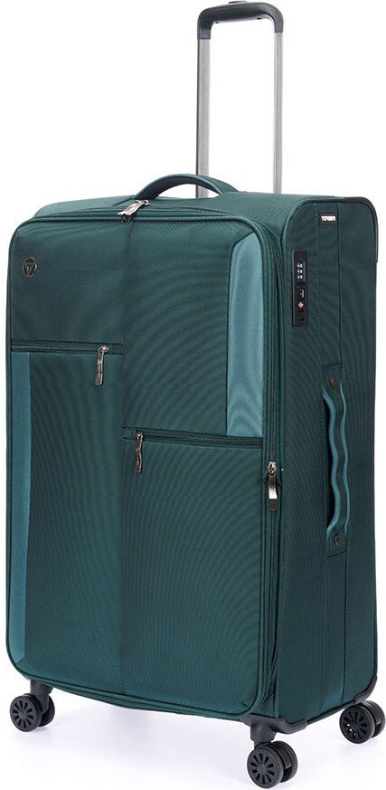 Чемодан Torber Seyd T2021L (зеленый)