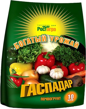 

Грунт Торговый дом Рост Агро Гаспадар богатый урожай 10 л