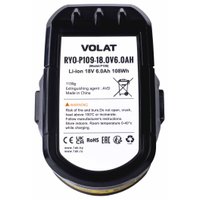 Аккумулятор VOLAT RYO-P109 (18В/6 Ah)