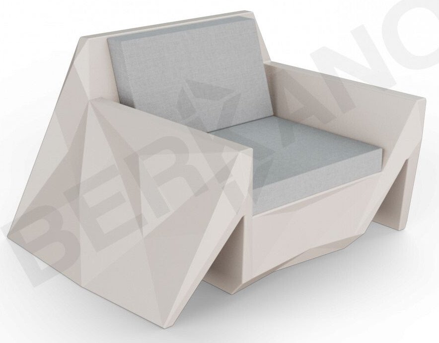 

Кресло Berkano Quaro с подушками 230_030_13 (кофейный/серый)