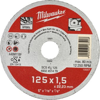 Отрезной диск Milwaukee SCS 41 4932451479