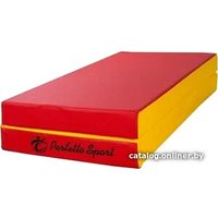 Cпортивный мат Perfetto Sport №3 складной 100x100x10 (красный/желтый)