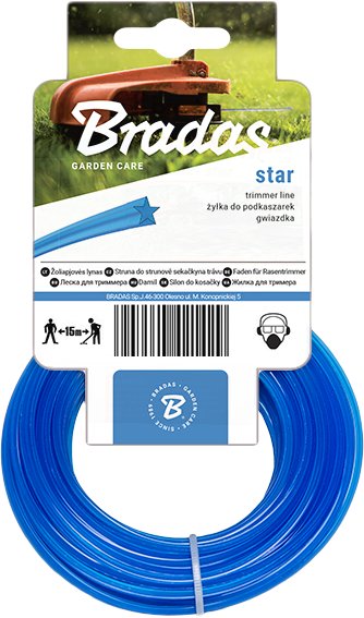 

Леска для триммера Bradas Trimmer ZTG24100K (звезда)