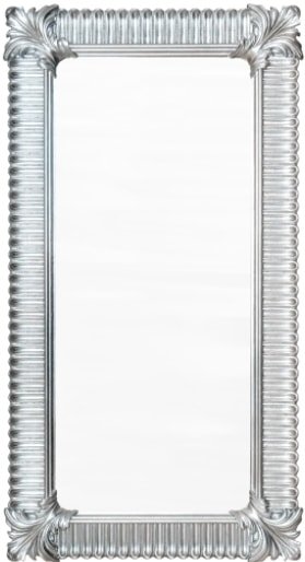 

Зеркало Teroto Лугано B 74x139 (серебро барокко)