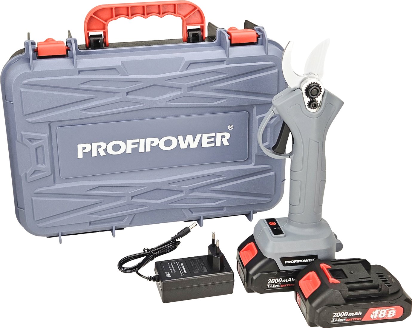 

Секатор Profipower MKGSP-18V (с 2-мя АКБ, кейс)
