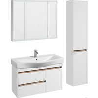  Акватон Шкаф с зеркалом Нортон 100 1A249302NT010 (белый)