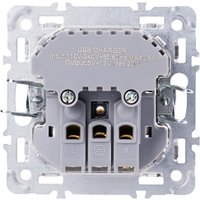 Розетка SmartBuy Капелла SBE-09i-16-S1-USB