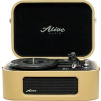 Виниловый проигрыватель Alive Audio Stories (бежевый)