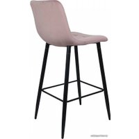 Стул AksHome Stella (пыльная роза, велюр HLR25/черный)