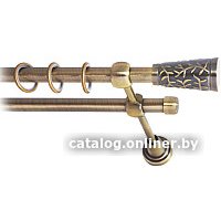 Карниз для штор Lm Decor Византия 066 2р гладкий (антик, 4м)