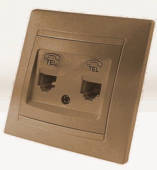 

Розетка телефонная TDM Electric Лама SQ1815-0718