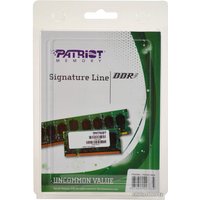 Оперативная память Patriot Signature Line 4GB DDR3 SO-DIMM PC3-12800 [PSD34G16002S]