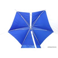 Палатка для зимней рыбалки Пингвин 3 с дышащим верхом (белый/синий)