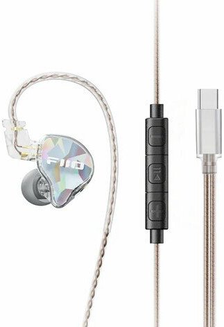 Наушники FiiO JD10 (USB Type-C, прозрачный)