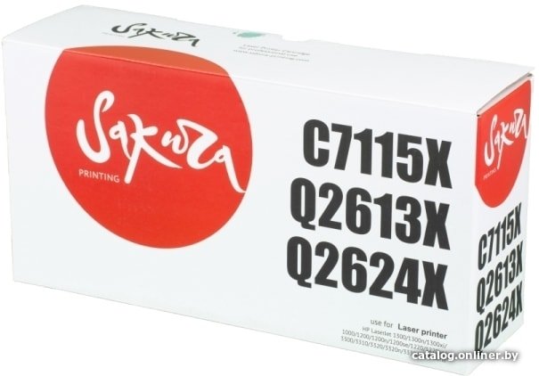 Картридж Sakura Printing SAC7115X/Q2613X/2624X (аналог HP C7115X/Q2613X/2624X)