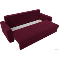 Диван Лига диванов Лига-031 121262 (микровельвет бордовый)