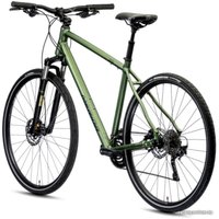 Велосипед Merida Crossway 300 L 2021 (матовый зеленый/темно-зеленый)